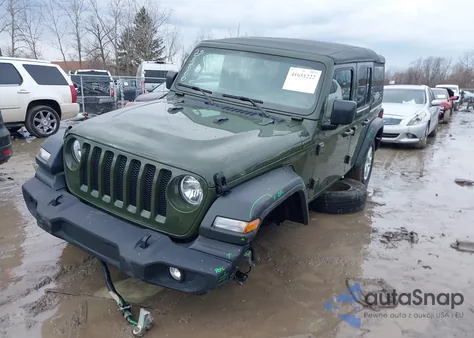 2023 Jeep Wrangler 4-Door Sport S 4X4 из США, поврежденный, VIN 1C4HJXDG4PW541155